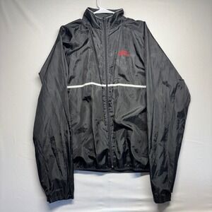 Sports Illustrated Black Red White Windbreaker Jacket Men's XL Lightweight